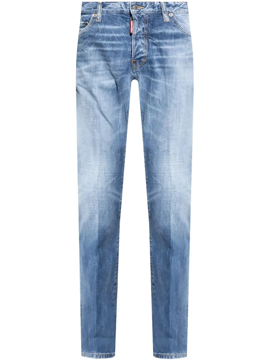 DSQUARED2 Мужские джинсы Slim-Fit с середины талии
