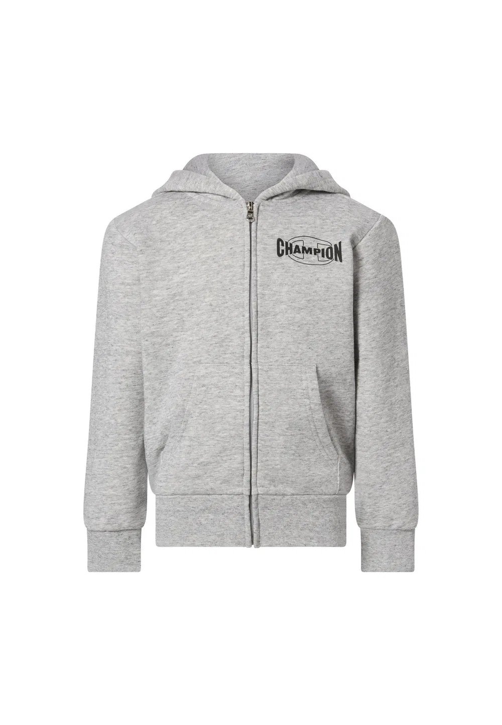 Толстовка на молнии, стандартный крой - свитшот на молнии Champion, Light Grey — фото 4