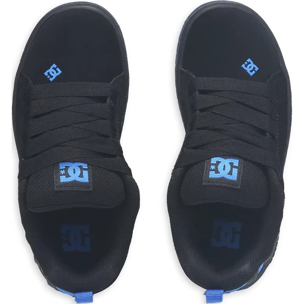 Детские кроссовки Court Graffik Dc Shoes, Black/Blue — фото 4