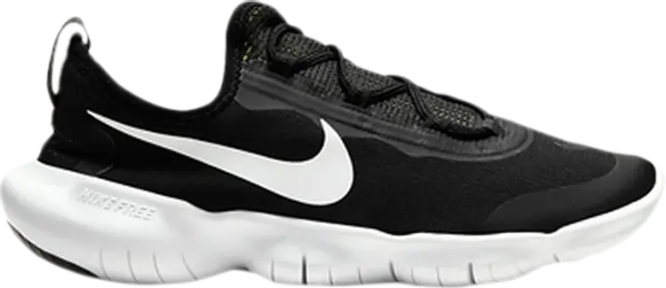 

Кроссовки Nike Free RN 5.0 2020 GS 'Black White', черный