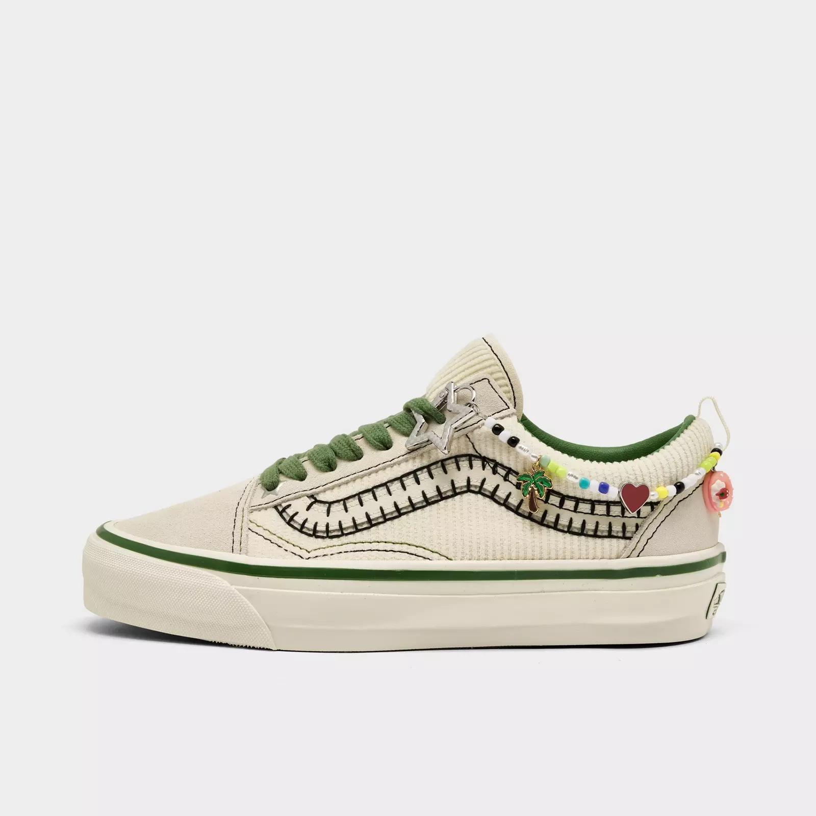 Кроссовки Women's Vans x Cocona Old Skool Casual, бежевый/зеленый