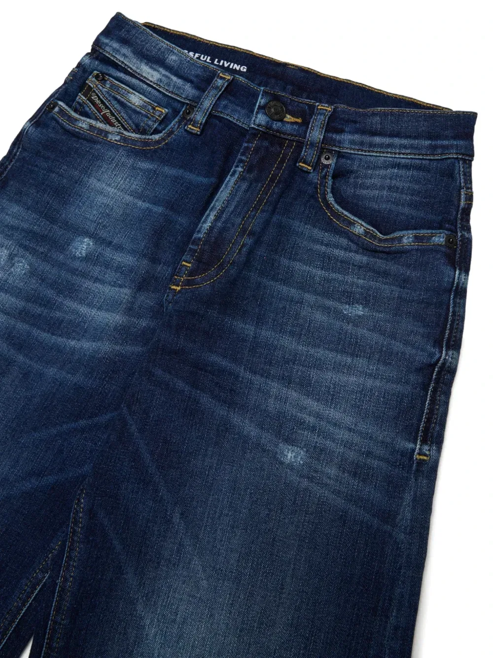 Джинсы Argjx с эффектом пертости Diesel Kids, синий — фото 3