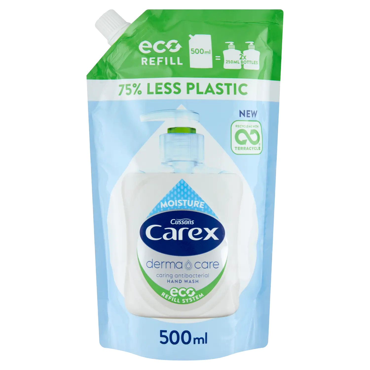 

Carex Moisture Plus запас антибактериального жидкого мыла, 500 мл