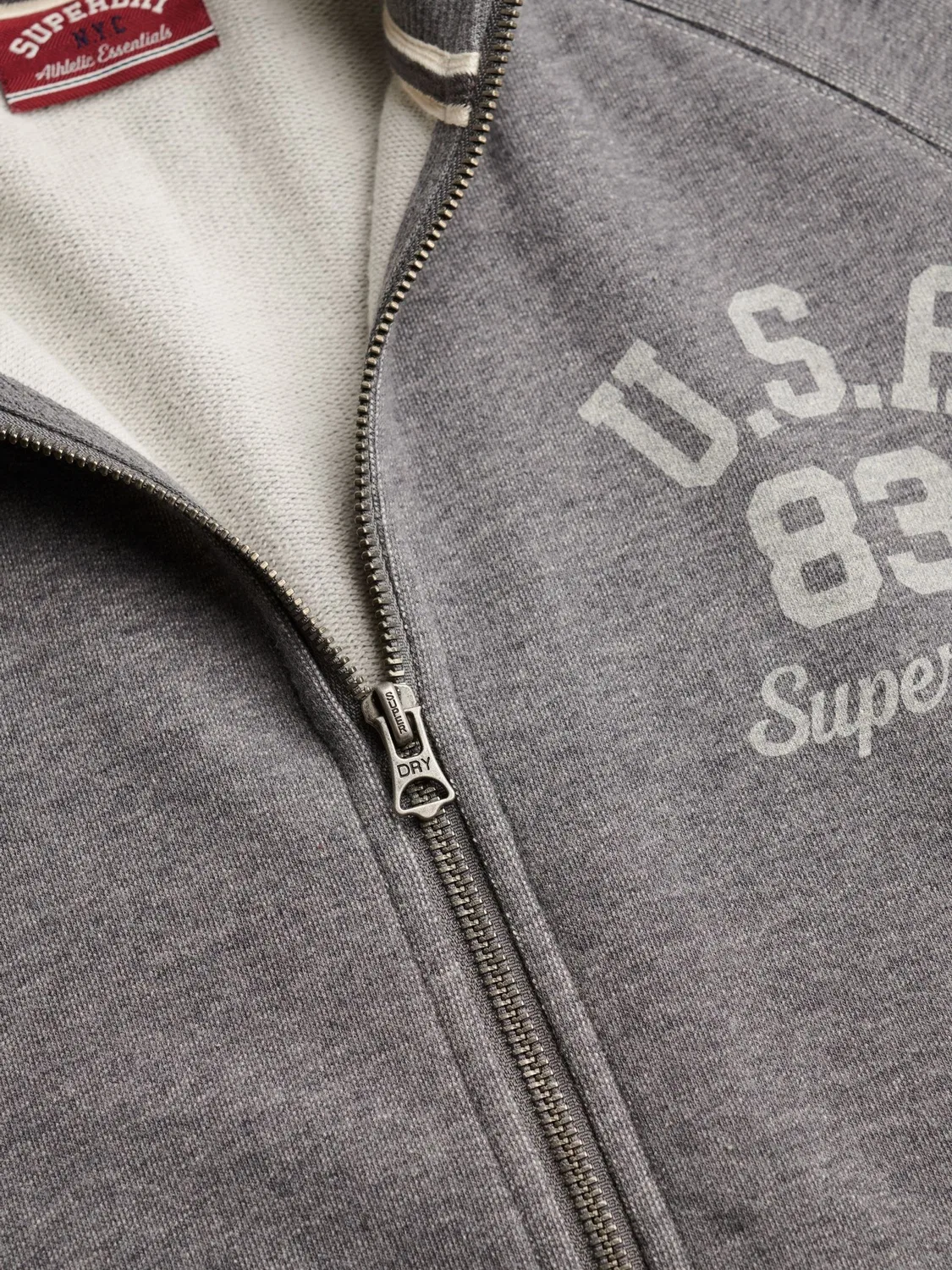 Толстовка Athletic Essentials Superdry, серый — фото 4