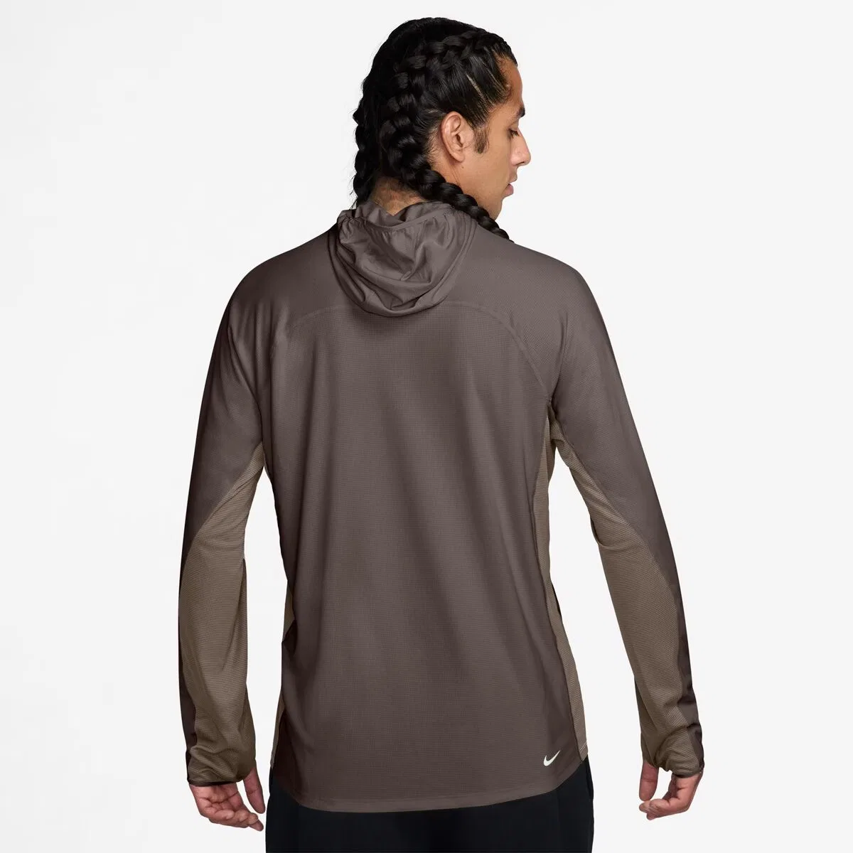 Мужская худи с защитой от солнца ACG Dri-FIT UV Solar Chase Nike, Ironstone/Mink Brown/Summit White — фото 3