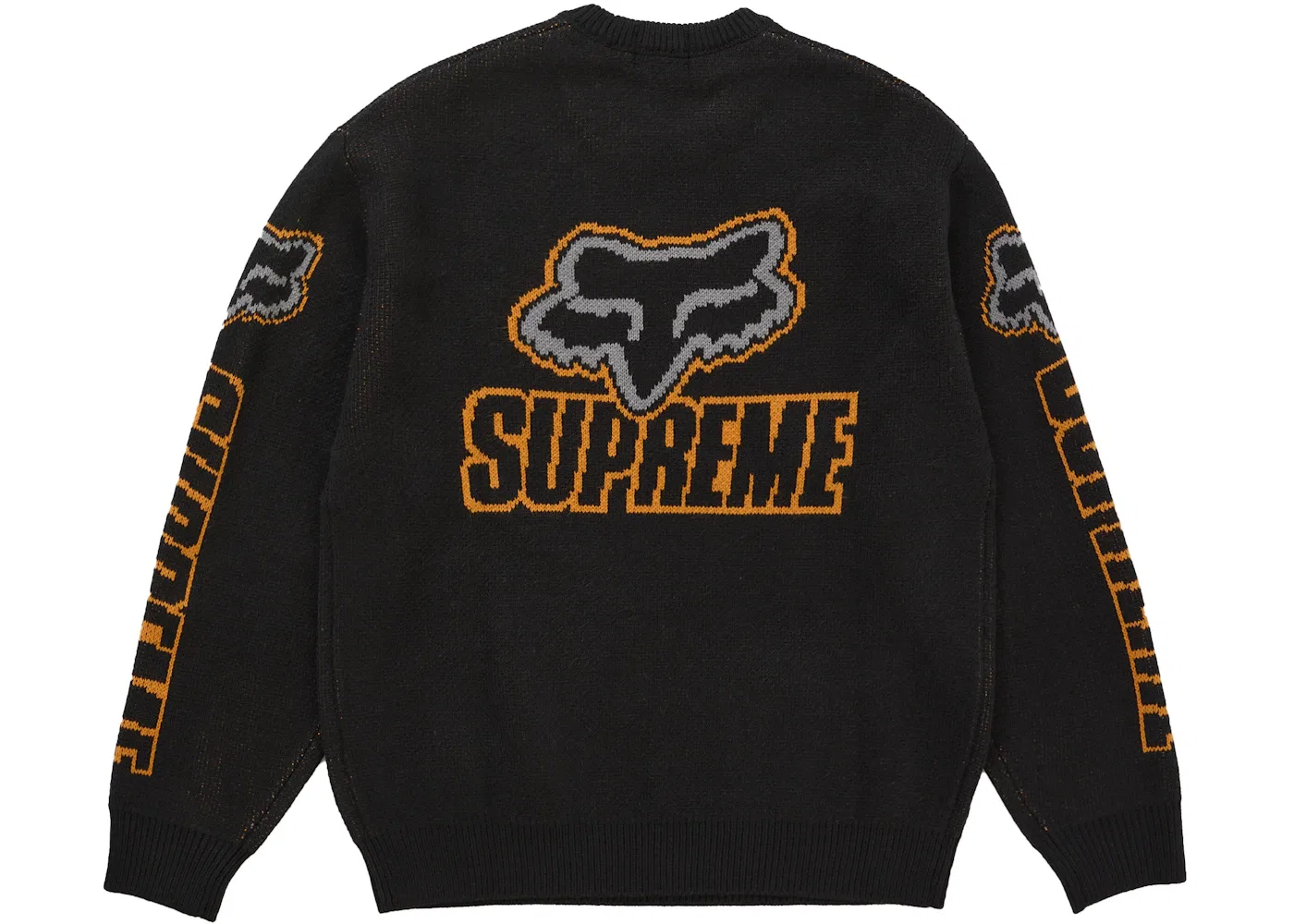 Мужской свитер с принтом Fox Racing Supreme, Black — фото 2