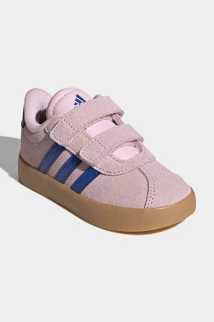 Кроссовки детские VL Court 3.0 Adidas, розовый — фото 2
