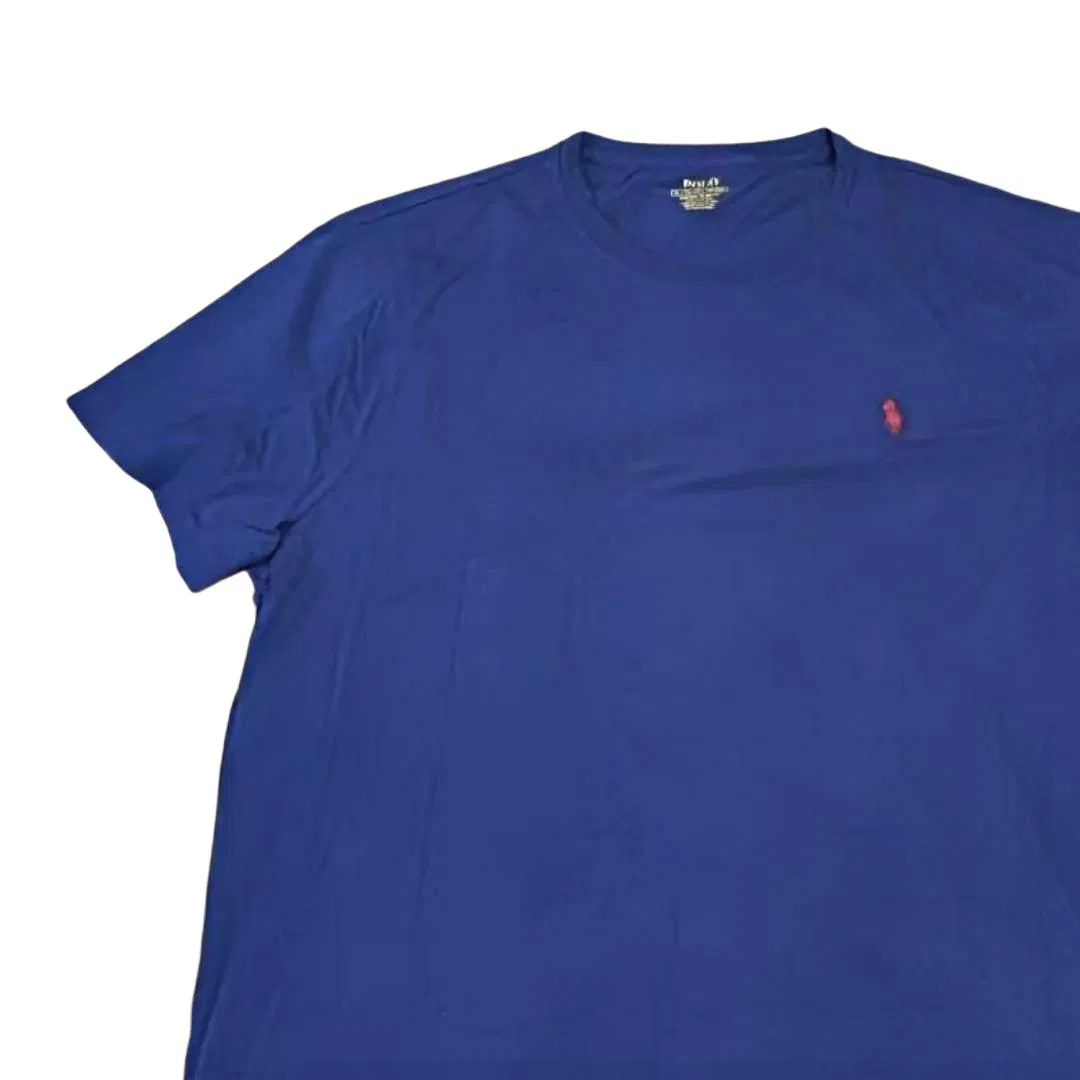 Мужская футболка с круглым вырезом, синяя, Polo Ralph Lauren, Blue — фото 4