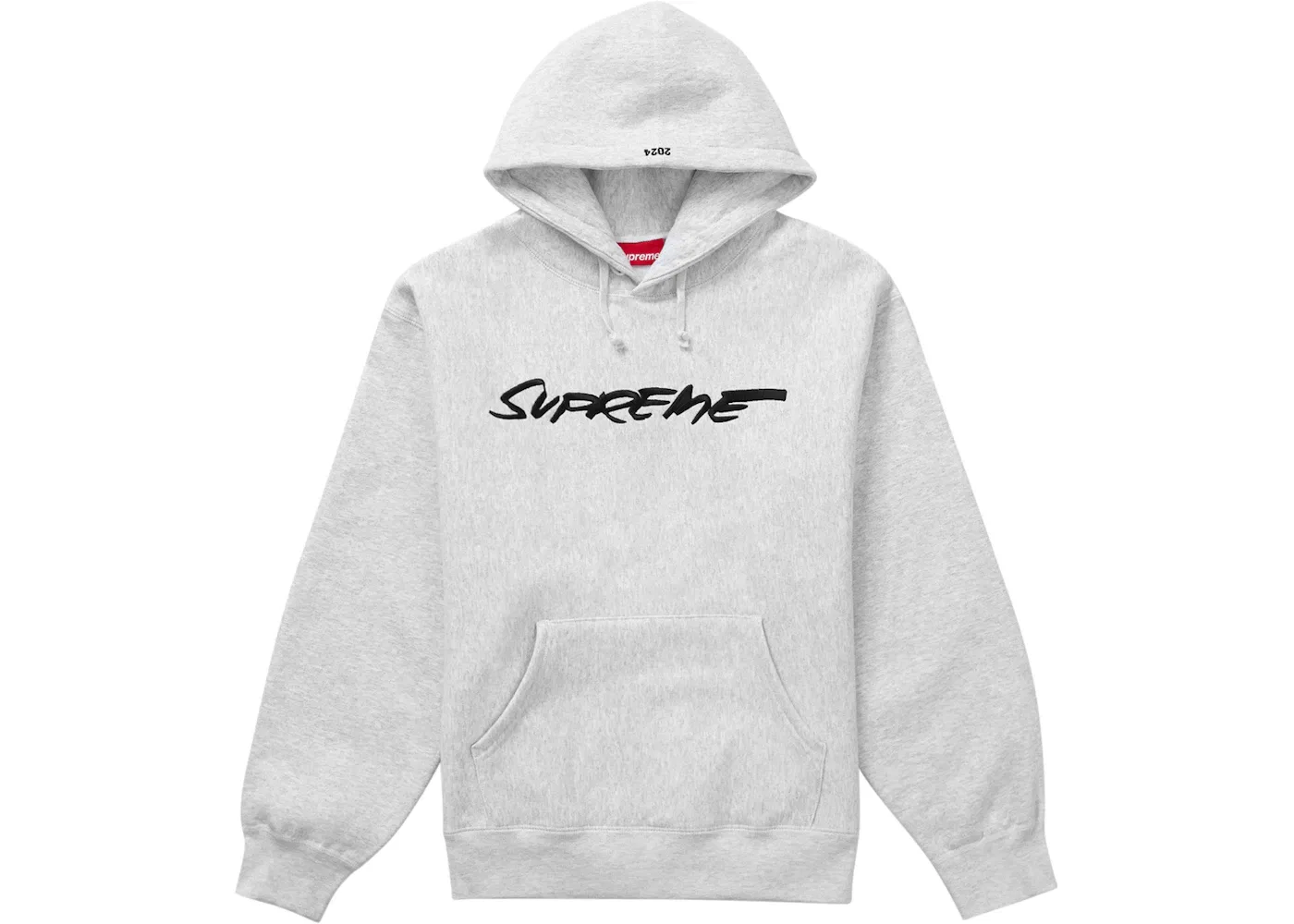 Мужская худи с капюшоном Supreme, Ash Grey