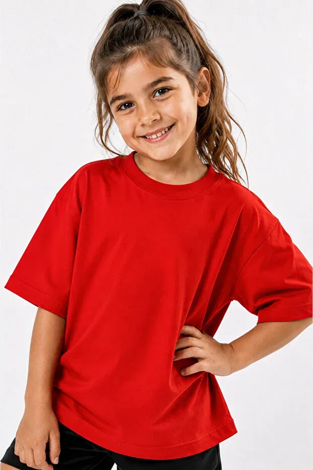 Детская футболка оверсайз C.C.L. Coccolin Kids Baby Clup, Red — фото 4