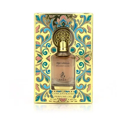 Парфюмерное масло восточное Ayat Perfumes Shaghaf Oud, 12 мл