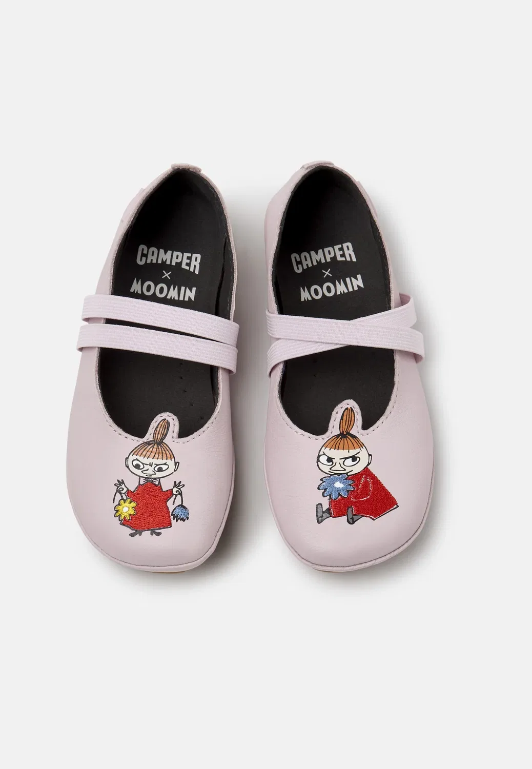 Унисекс балетки с ремешком на щиколотке Camper, Pastellrosa — фото 3