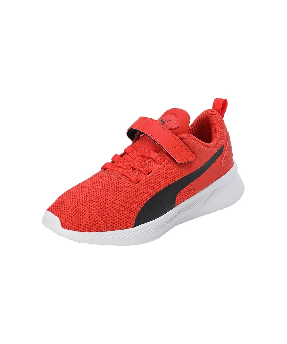 Детские кроссовки для мальчиков с дышащим верхом Puma Flyer Runner V PS, Warm Earth Puma Black
