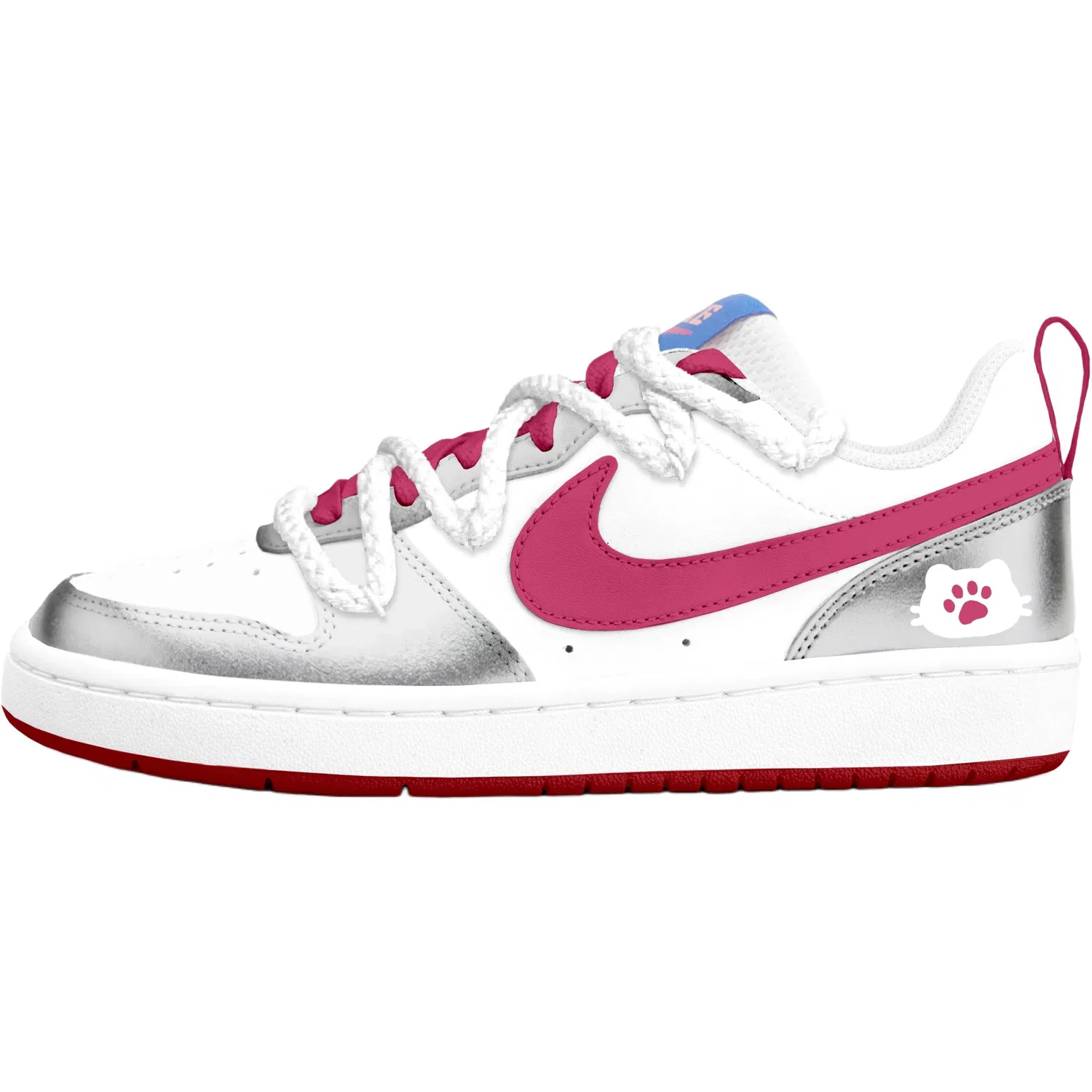 Детские кроссовки для скейтбординга Silver Court Borough 2 Nike