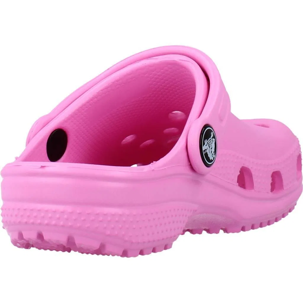 Детские сабо Classic Clog T Crocs, Rosa / Weiss — фото 3