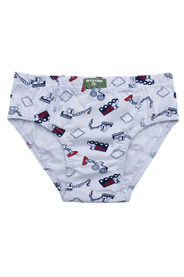 Детские трусы для мальчиков с принтом 5-pack Biyokids, Multicolor — фото 4