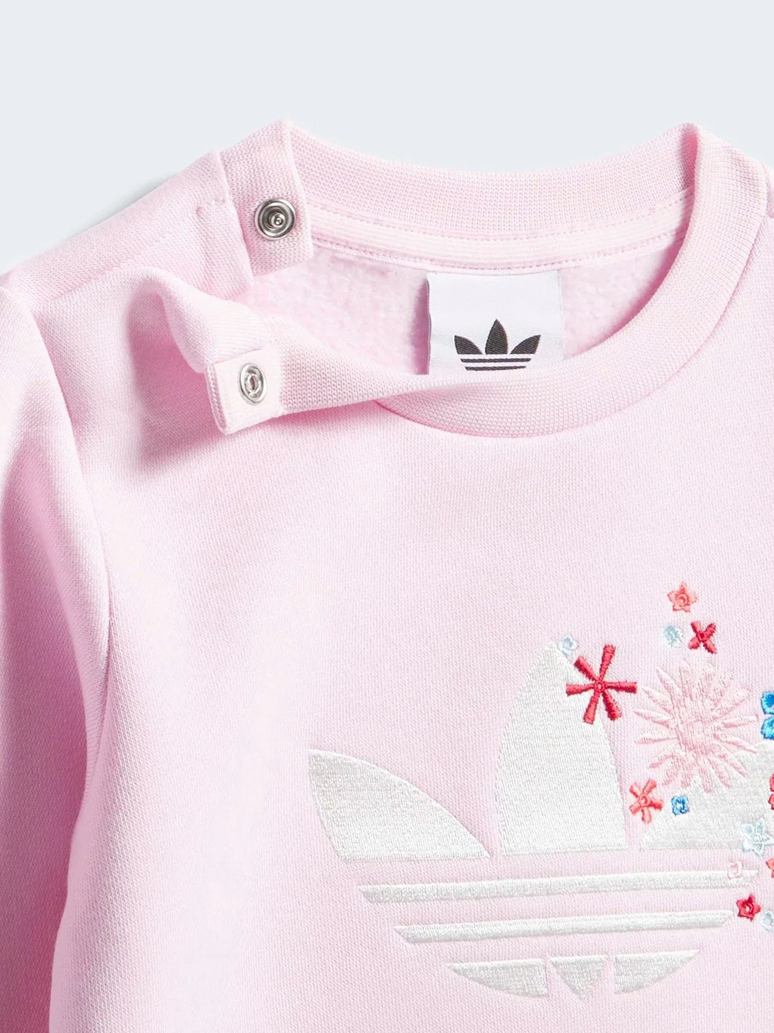 Комплект из свитшота и джоггеров adidas Originals Pink x Liberty London, розовый — фото 4