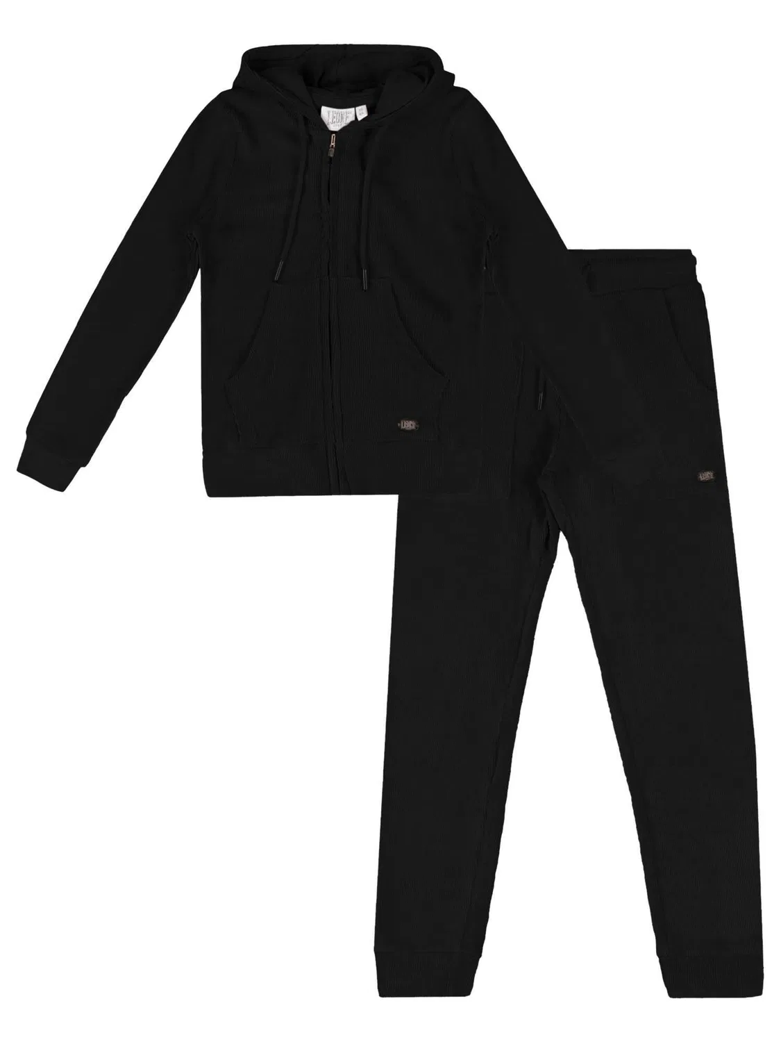 Детский спортивный костюм из вельвета Love Leone 1947 Apparel, Schwarz