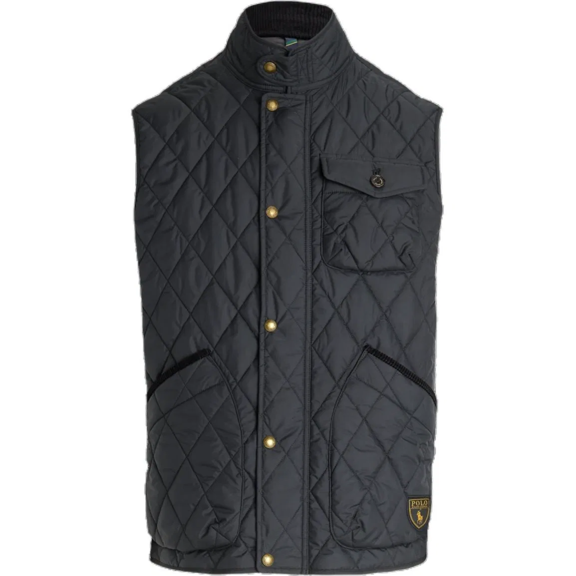 Мужской стеганый жилет с логотипом Polo Ralph Lauren, Polo Black
