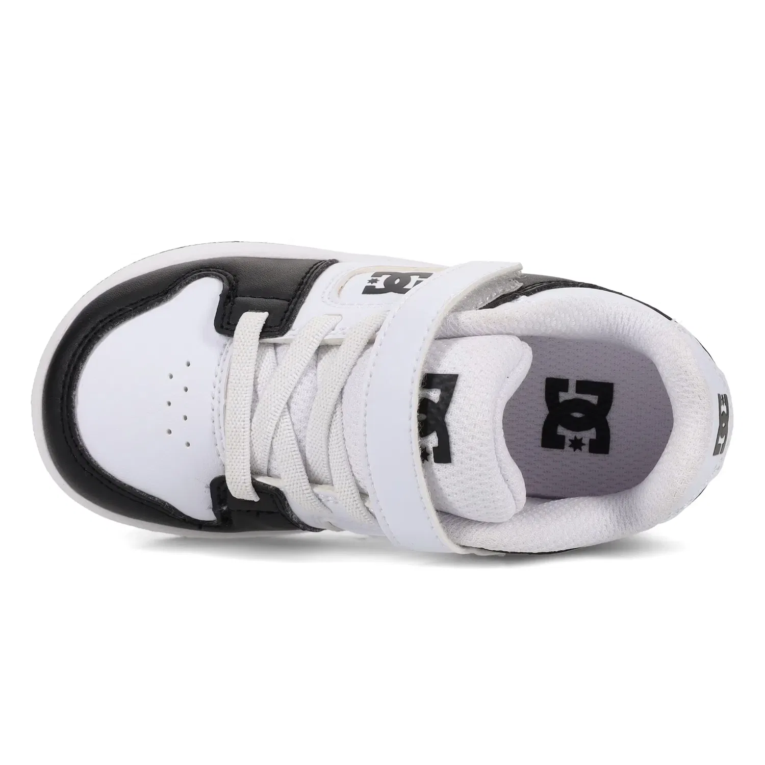 Детские кроссовки для мальчиков с шнуровкой DC Shoes, Negro / Blanco — фото 4