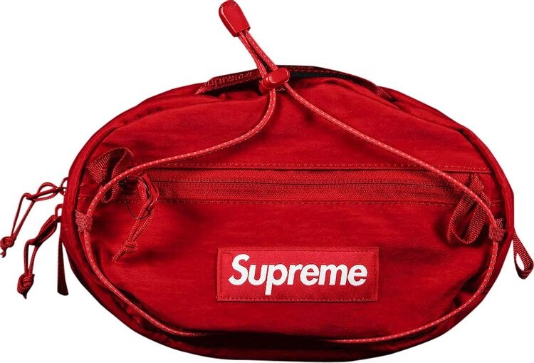 

Сумка Supreme Waist Bag Dark Red, красный