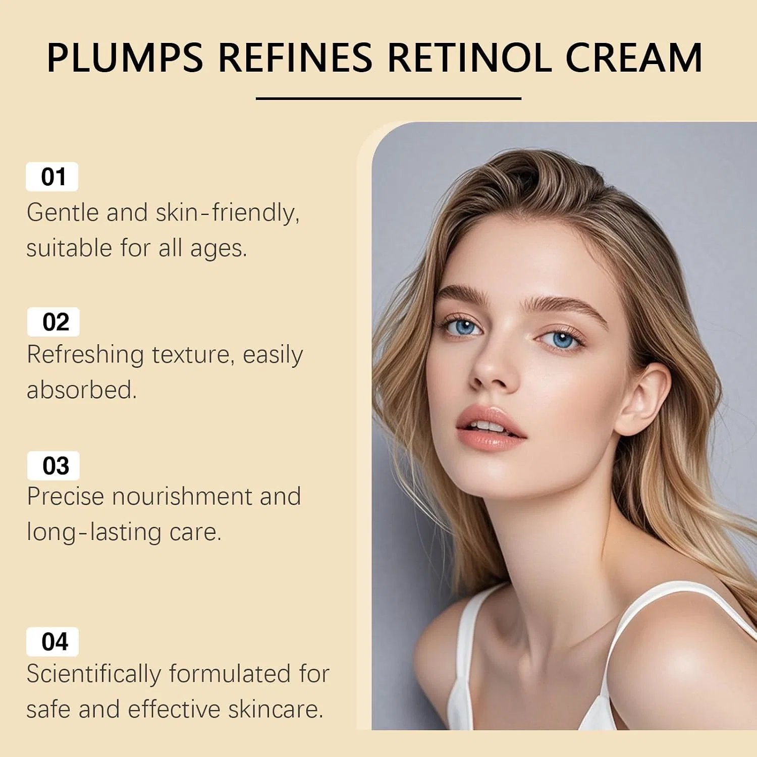 Сыворотка для лица Anti-Ageing & Anti-Wrinkle с ретинолом и коллагеном, 50 г Generic — фото 2