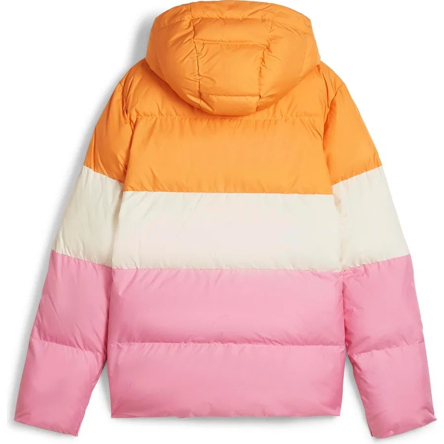 Куртка-пуховик с капюшоном Poly Hooded Puffer Jacket Puma, Коричневый — фото 2