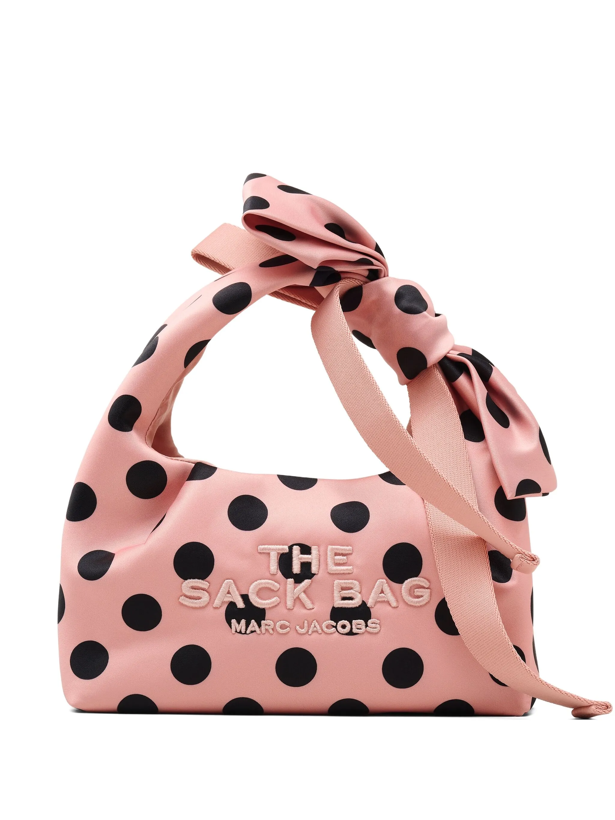 

Сумка-тоут The Satin Dots Bow размера мини Marc Jacobs, розовый