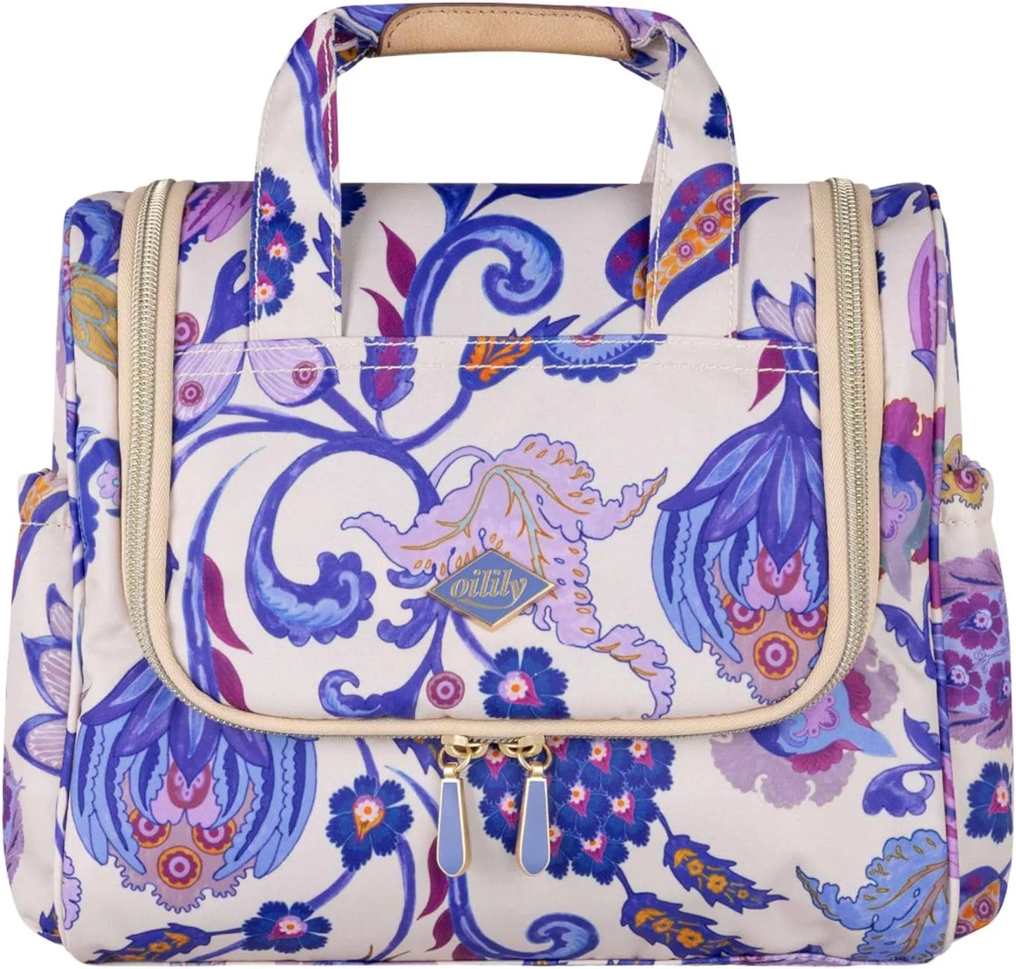 Косметичка Cathy Travel Kit с крючком, Oilily, Shifting Sand Beige