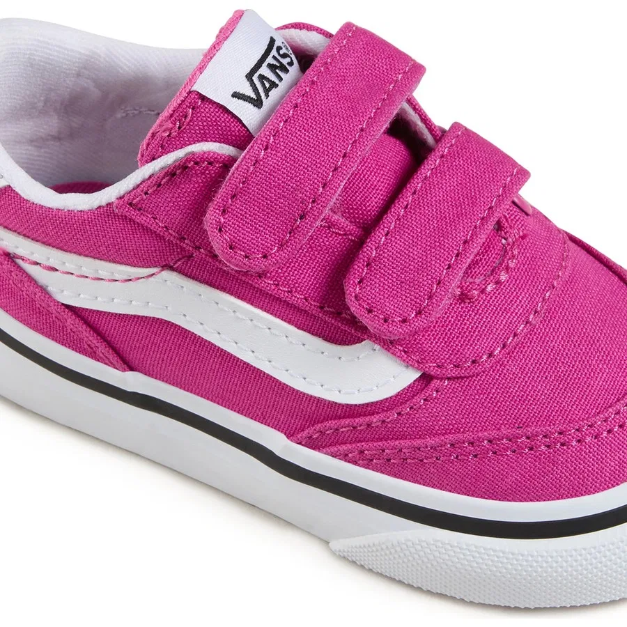 Кроссовки детские с липучкой Brooklyn Ls V Vans, Черный — фото 4