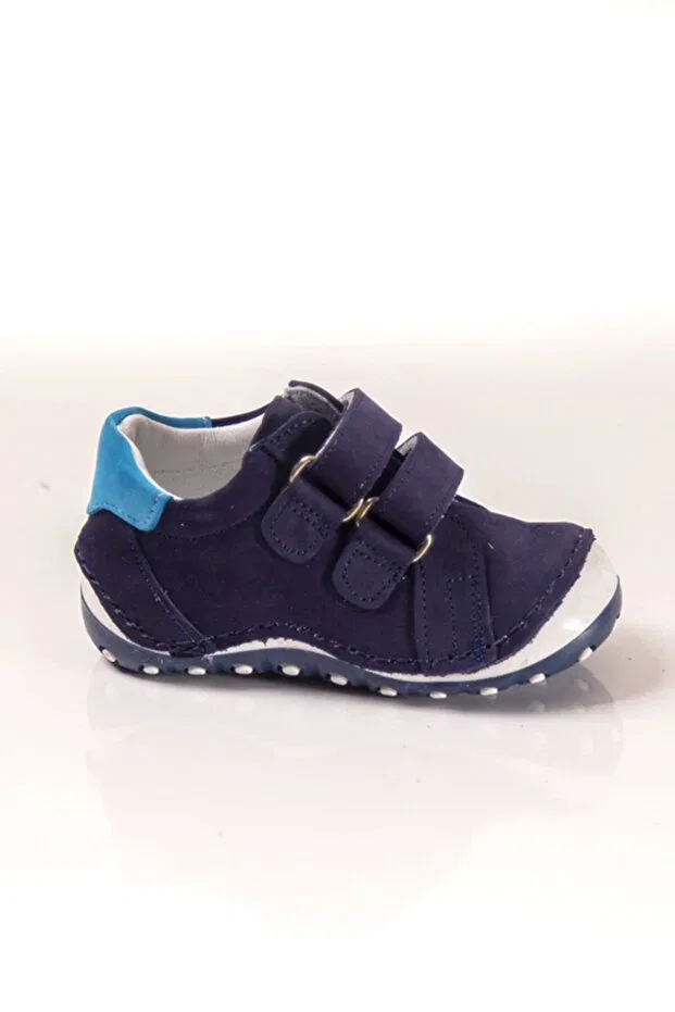 Детские туфли для мальчиков кожаные модель Ewen Tomm, Navy Blue — фото 3