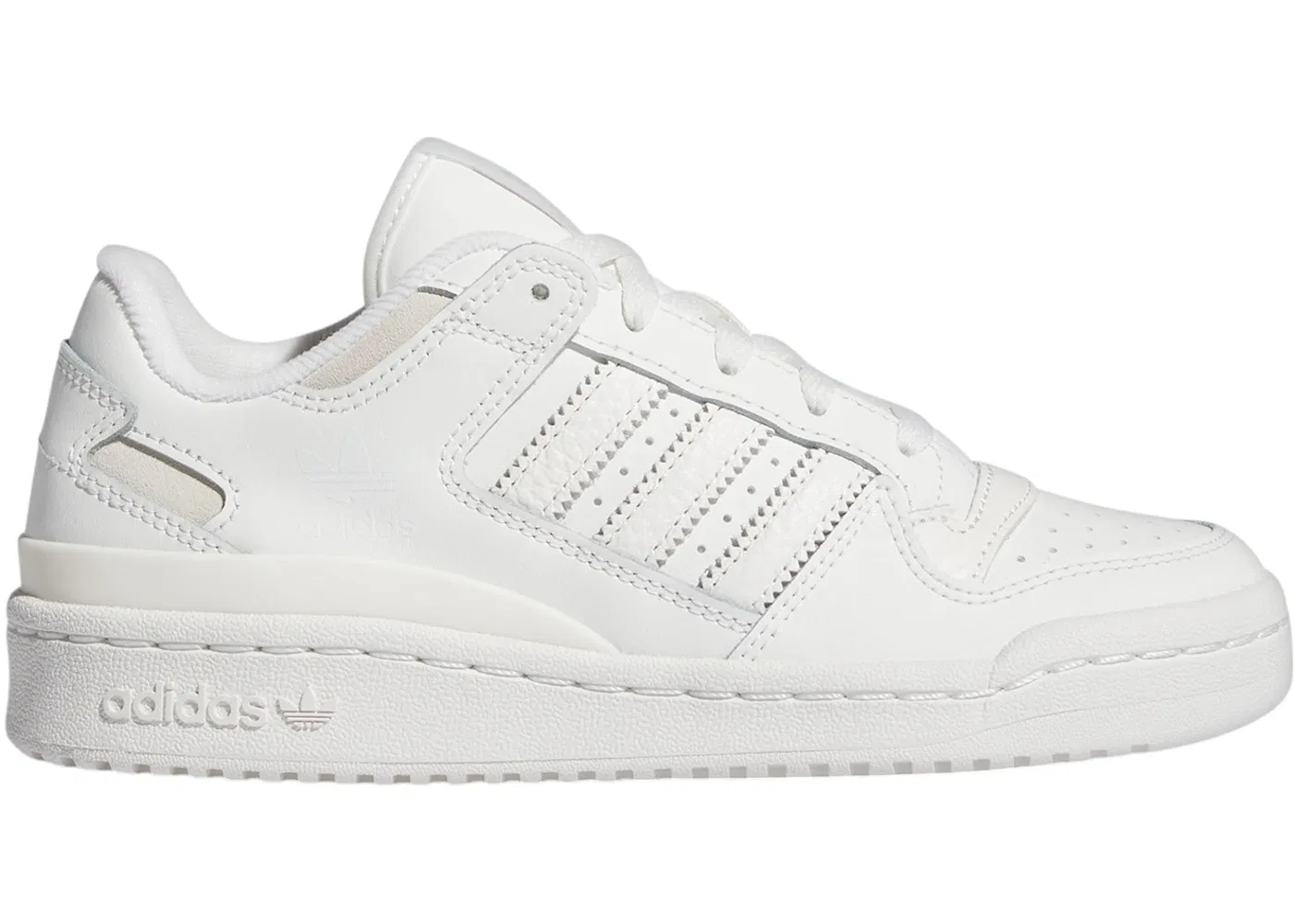 Детские кроссовки Lifestyle Adidas Forum Low CL, Core White/Cloud White/Grey One