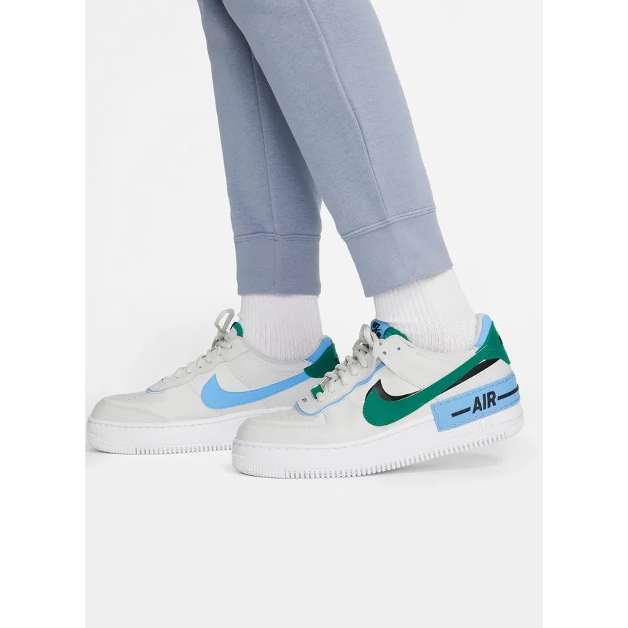 Женские спортивные штаны Nike W Essntl Pant Reg Flc Mr, Синий — фото 4