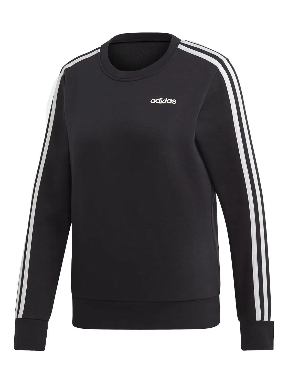 Свитшот с полосками Adidas, черный