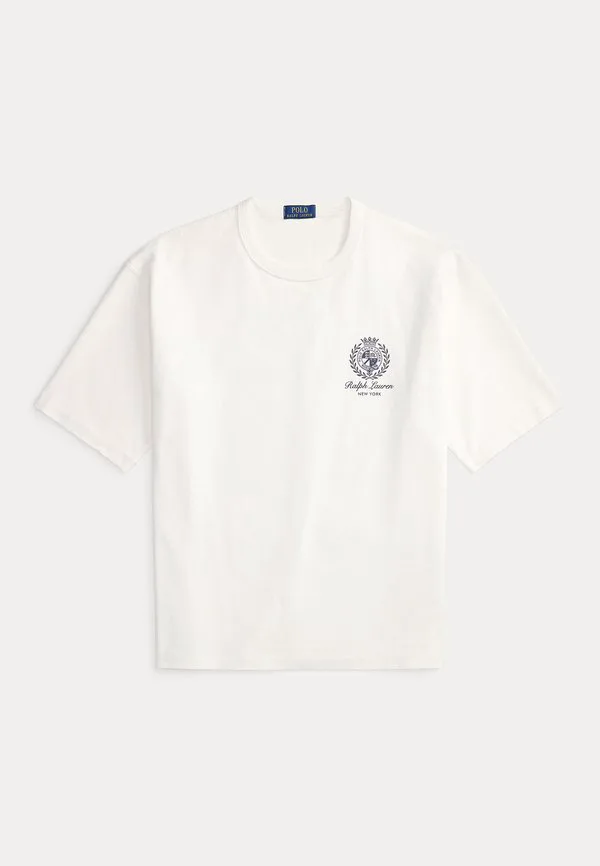 Футболка свободного кроя с графическим принтом. Polo Ralph Lauren, White — фото 4