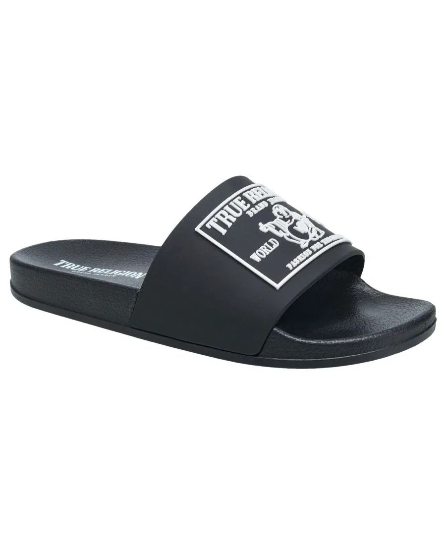 Слайды с принтом Kendrick Wording True Religion, Black
