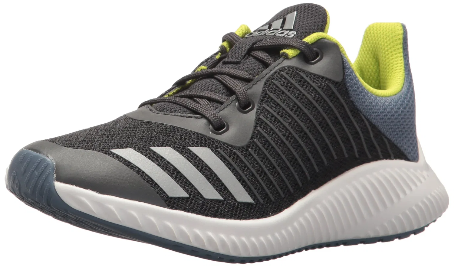 Детские кроссовки для мальчиков без шнуровки Fortarun K Adidas, Carbonio Argento Metallico Acciaio Grezzo