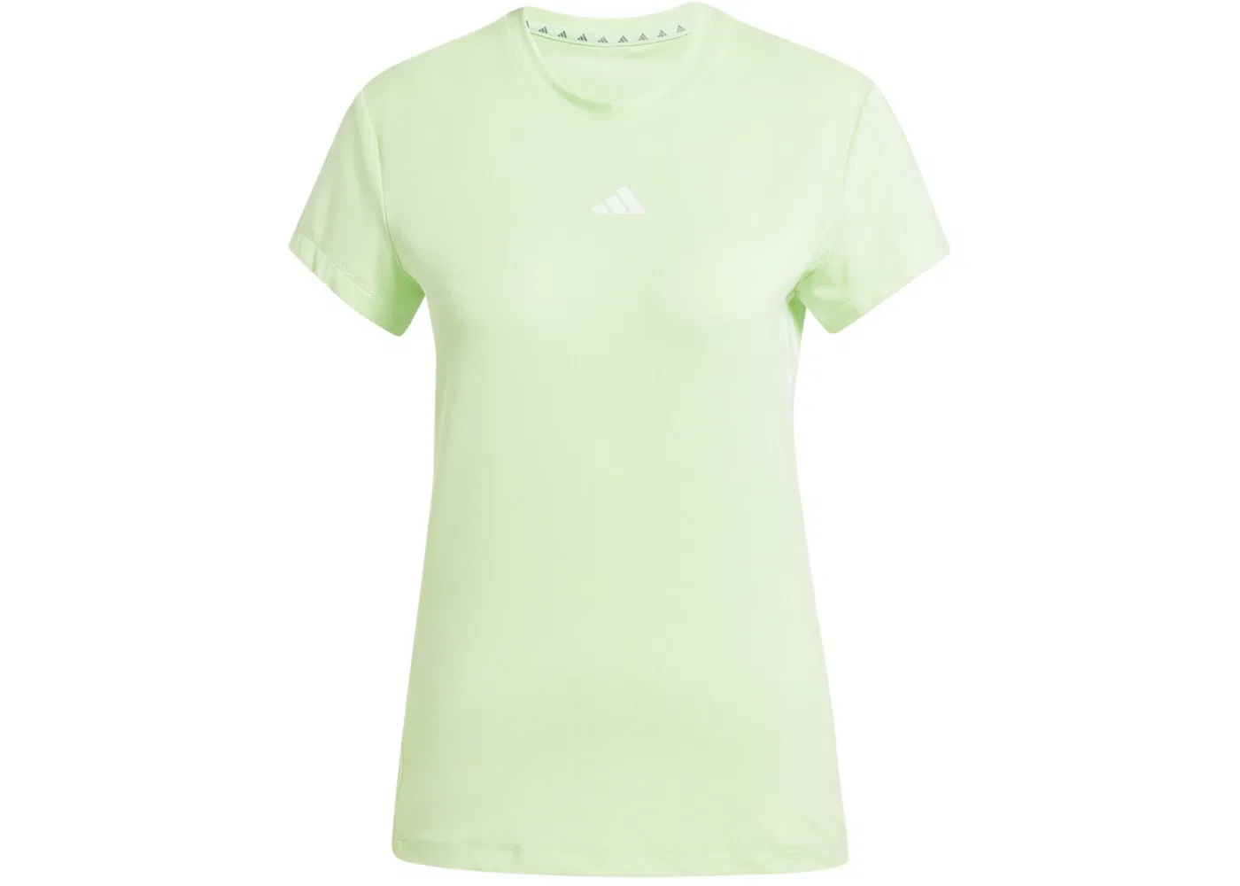 Женская футболка с принтом Hyperglam Adidas, Semi Green Spark/White