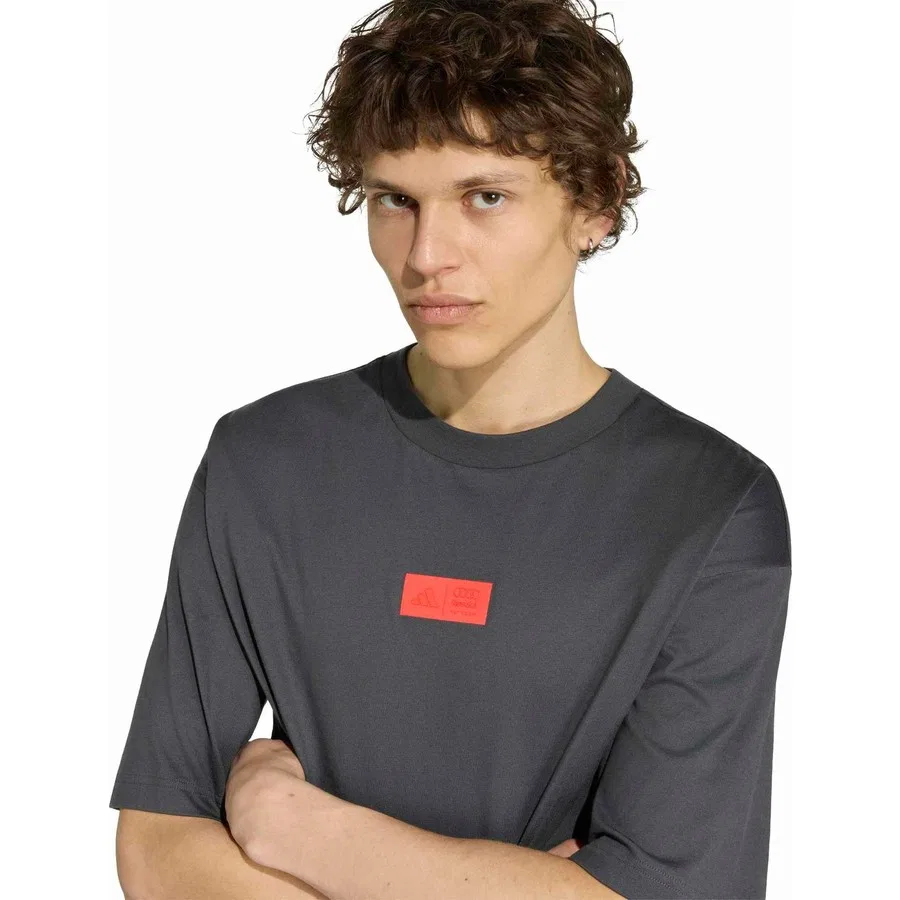 Футболка с принтом Au Ef Gr I Ss adidas, Черный — фото 4