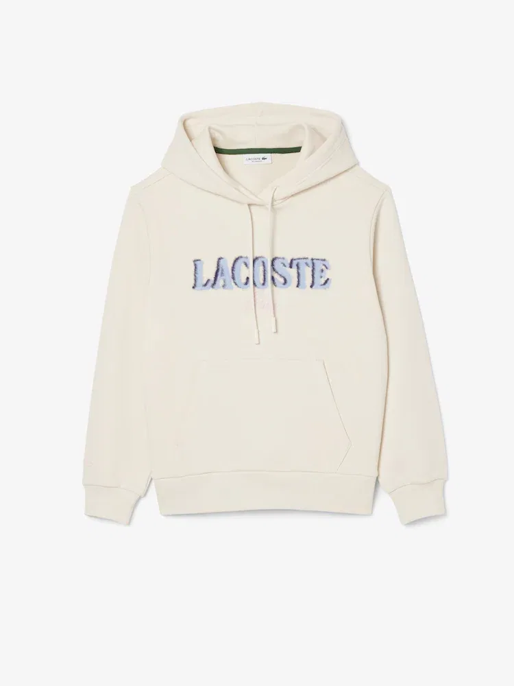 Худи LACOSTE XFJ, женская флисовая с логотипом — фото 4