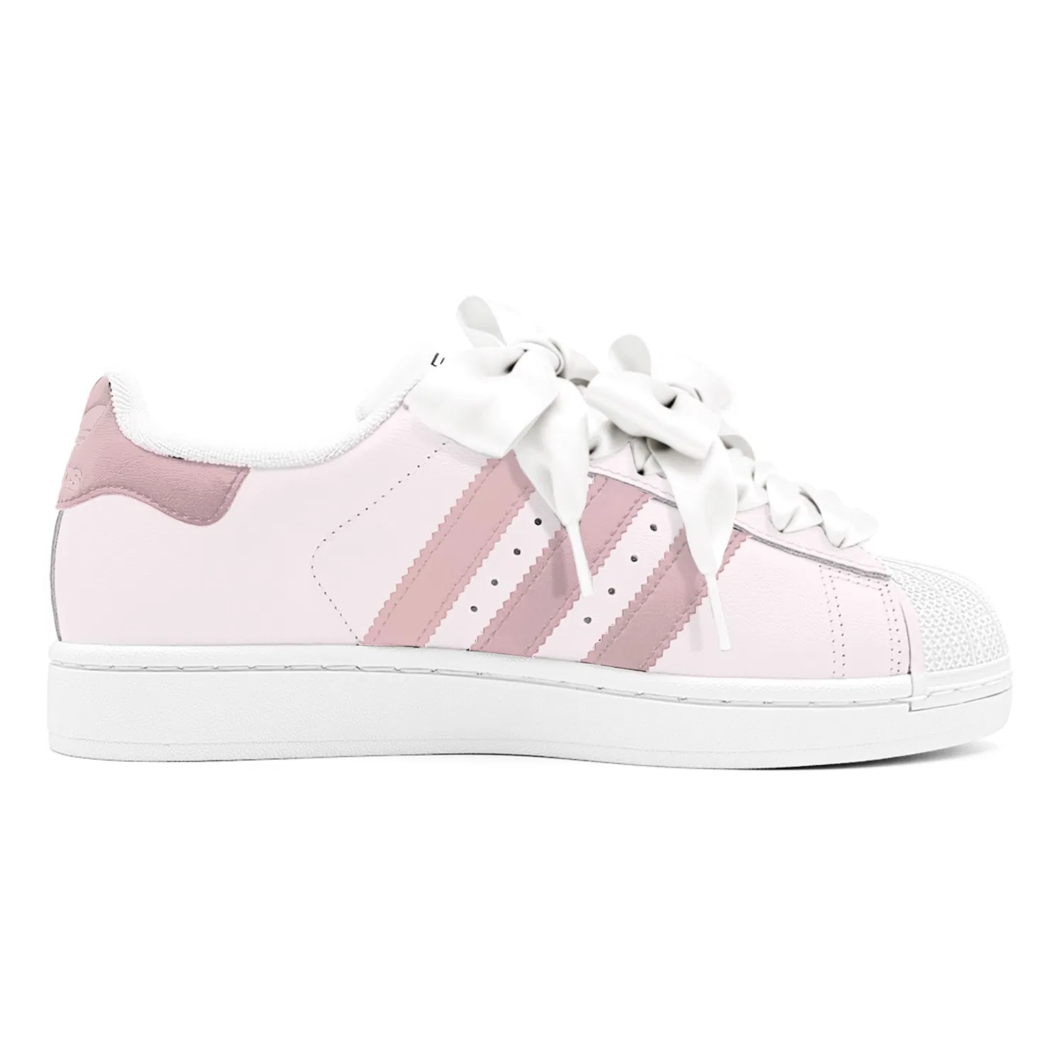 Детские кроссовки для скейтбординга с низким верхом Originals Superstar Adidas, Pink — фото 4