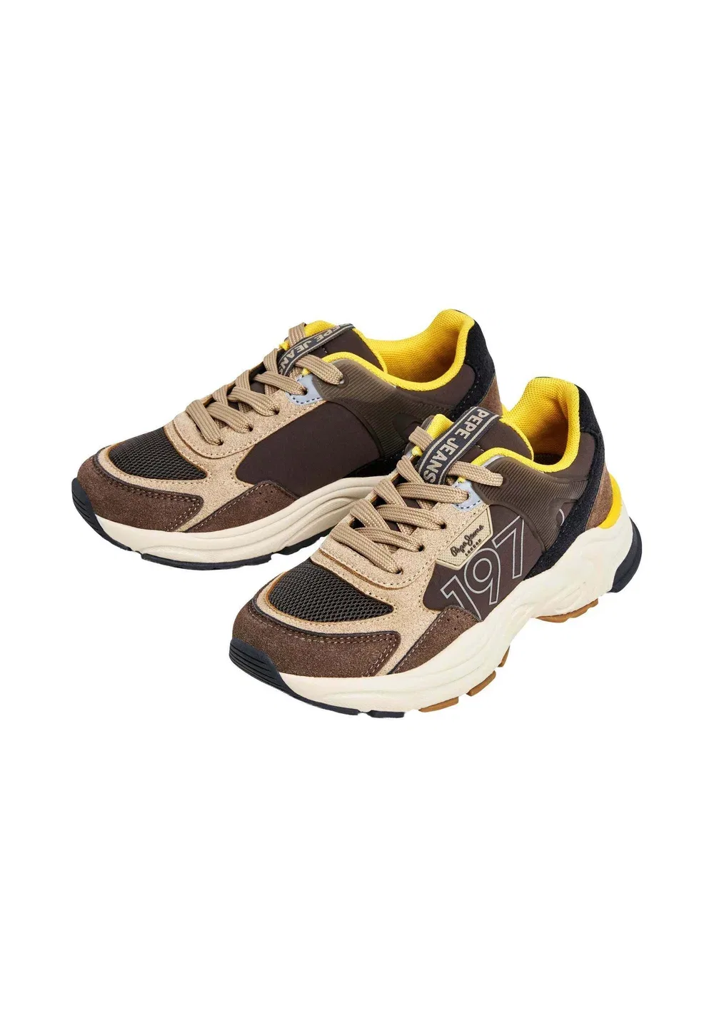 Тренеры имеют восточную часть b - тренеры Pepe Jeans, Walnut Brown — фото 2