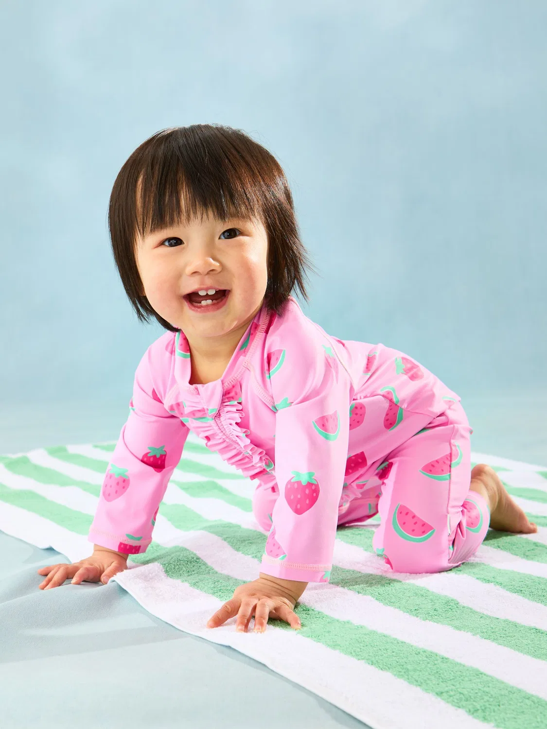 Купальник для защиты от солнца JoJo Maman Bébé Multi UV Sunsafe Suit, мульти — фото 2