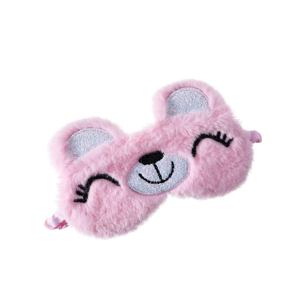 Маска для сна Beavorty, Медведь, Pink