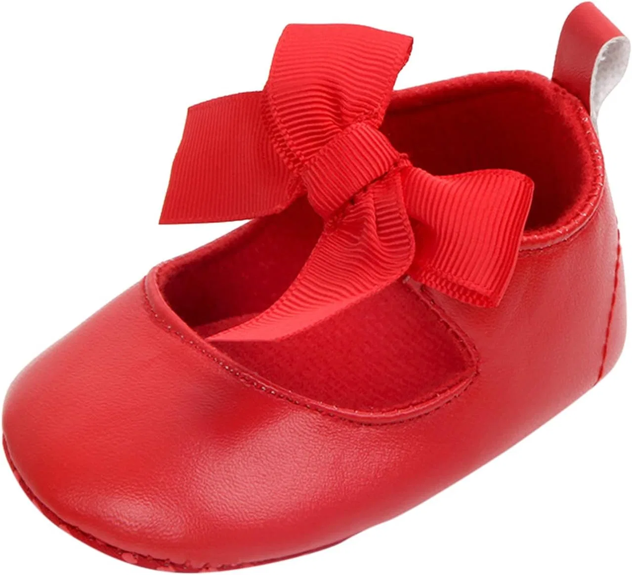 Детские кроссовки для девочек с твердой подошвой, Red