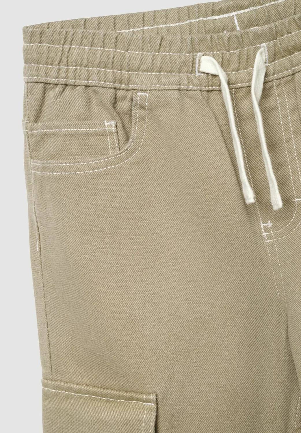 Pantalone Lungo Tinta Unita - брюки-карго Terranova, Tabacco — фото 3