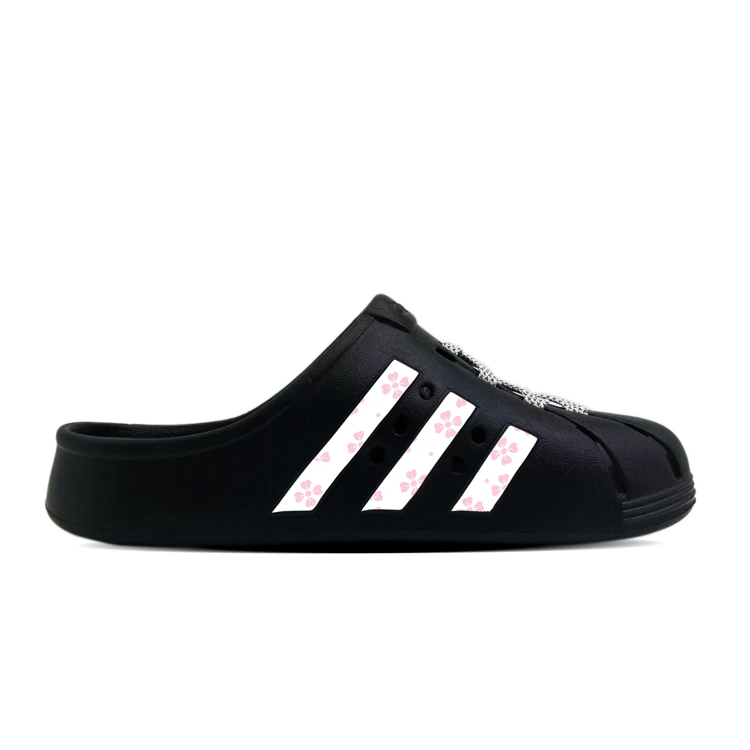 Детские клоги Adidas ADILETTE CLOGS, Pink — фото 3
