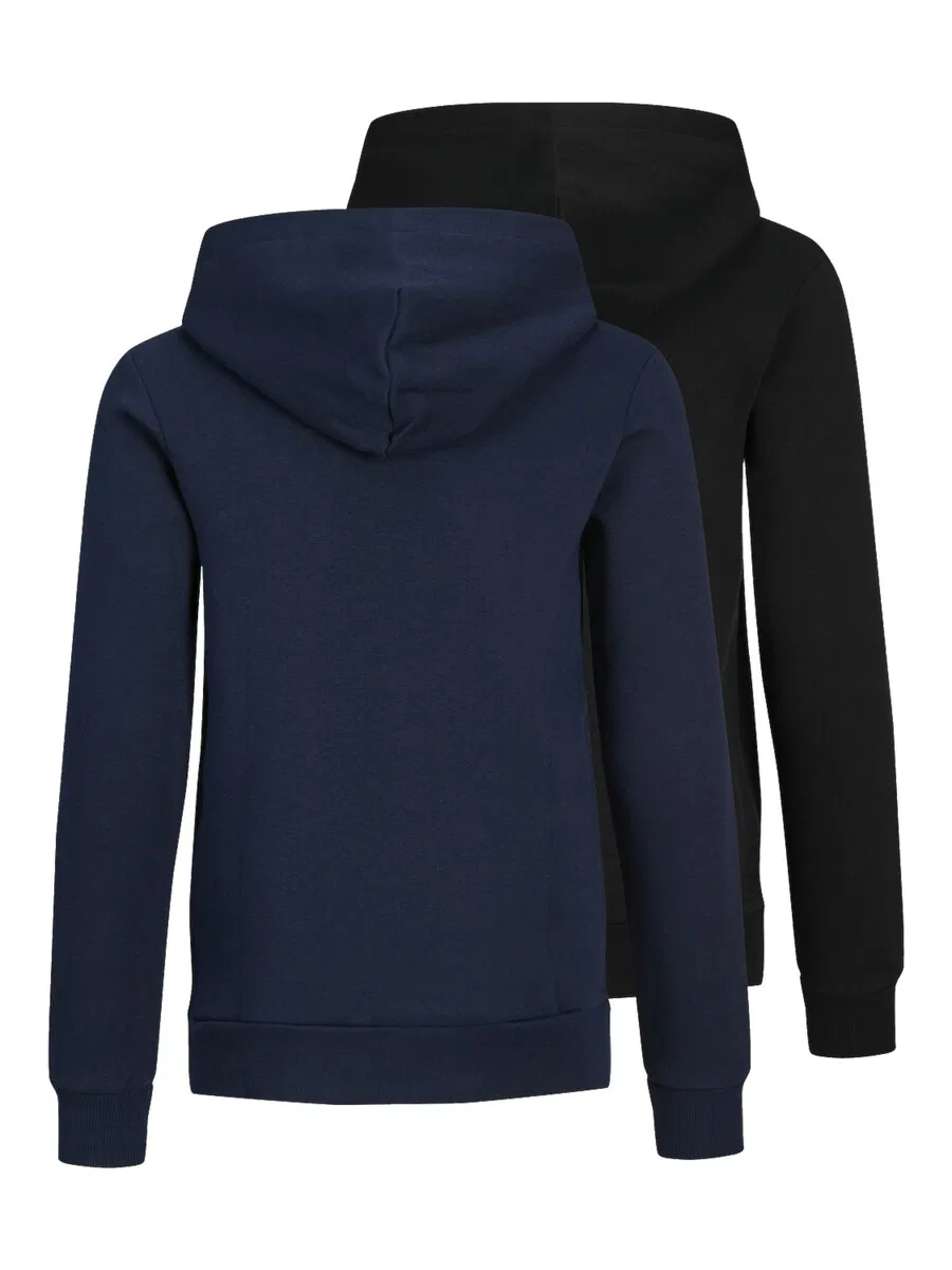 Детская толстовка Jack & Jones Junior с логотипом корпорации, синего цвета — фото 3