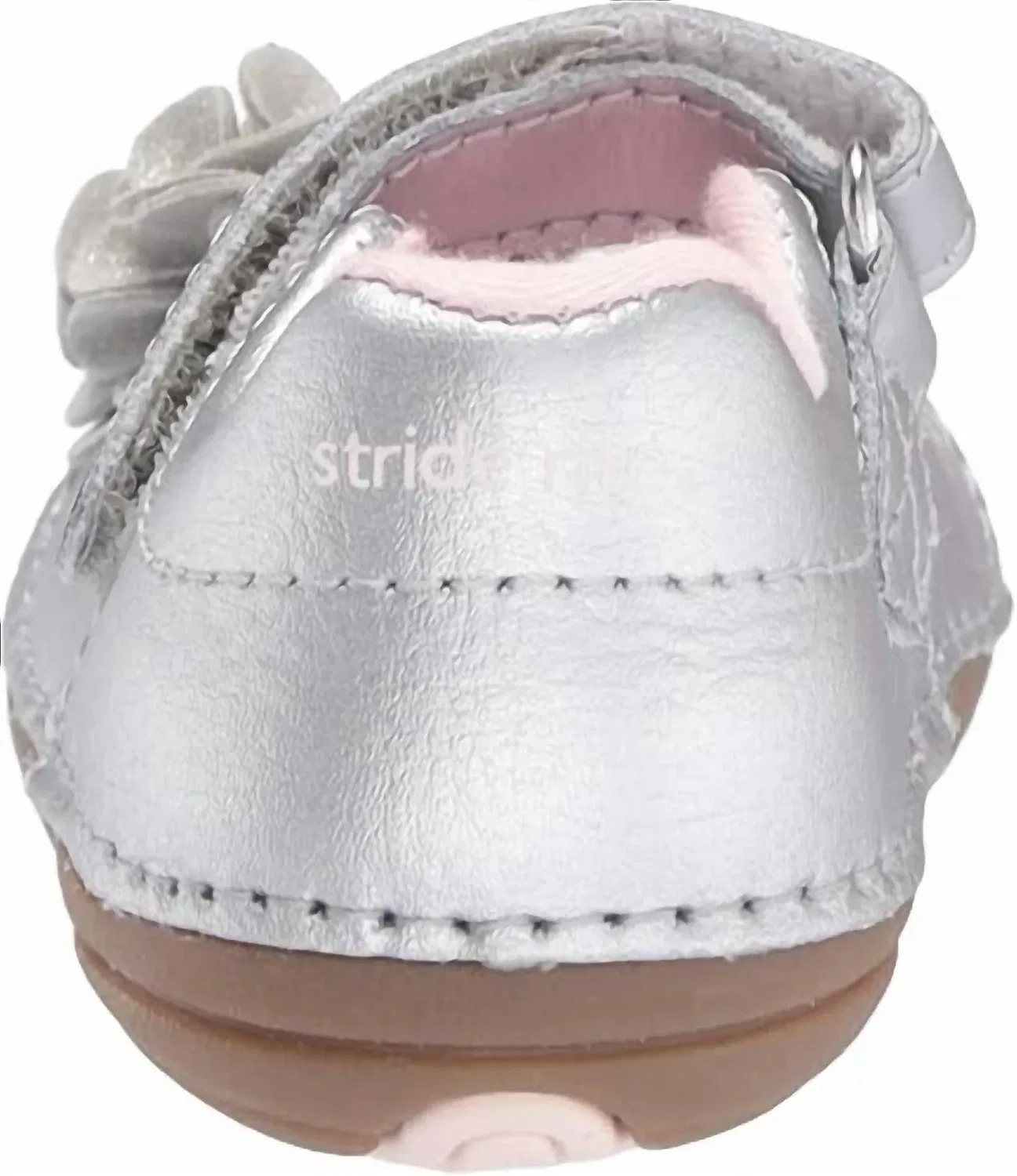 Детские туфли для девочек Мэри Джейн Soft Motion Aria Stride Rite, Silver — фото 4