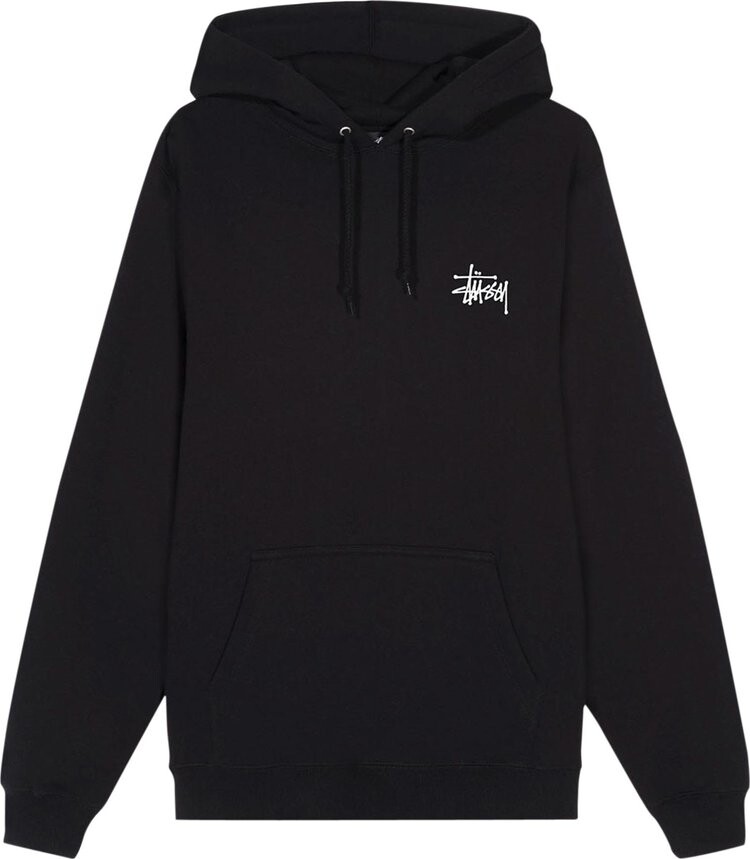 

Толстовка Stussy Basic Hood 'Black', черный